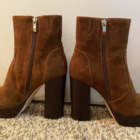 PAIGE Maren boots in Cocoa Suede Size 9 - Picture 4 of 8